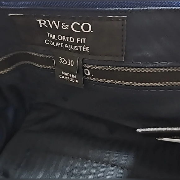 RW&CO. [42R] Medium Blue Wool Essential 3 Pc Suit - Picture 15 of 16